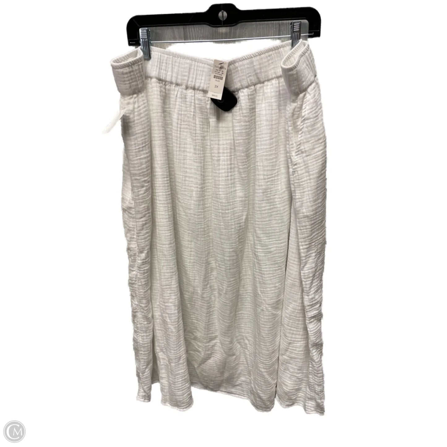 Skirt Maxi By Talbots In White, Size: 20