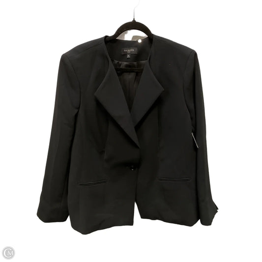 Blazer By Talbots In Black, Size: 1x