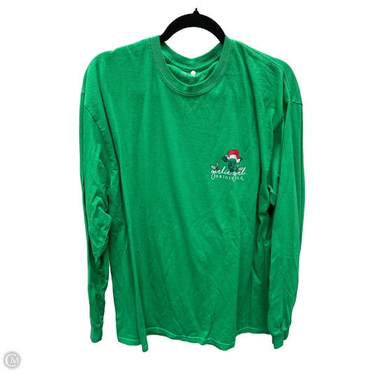 Top Long Sleeve By Clothes Mentor In Green, Size: Xl