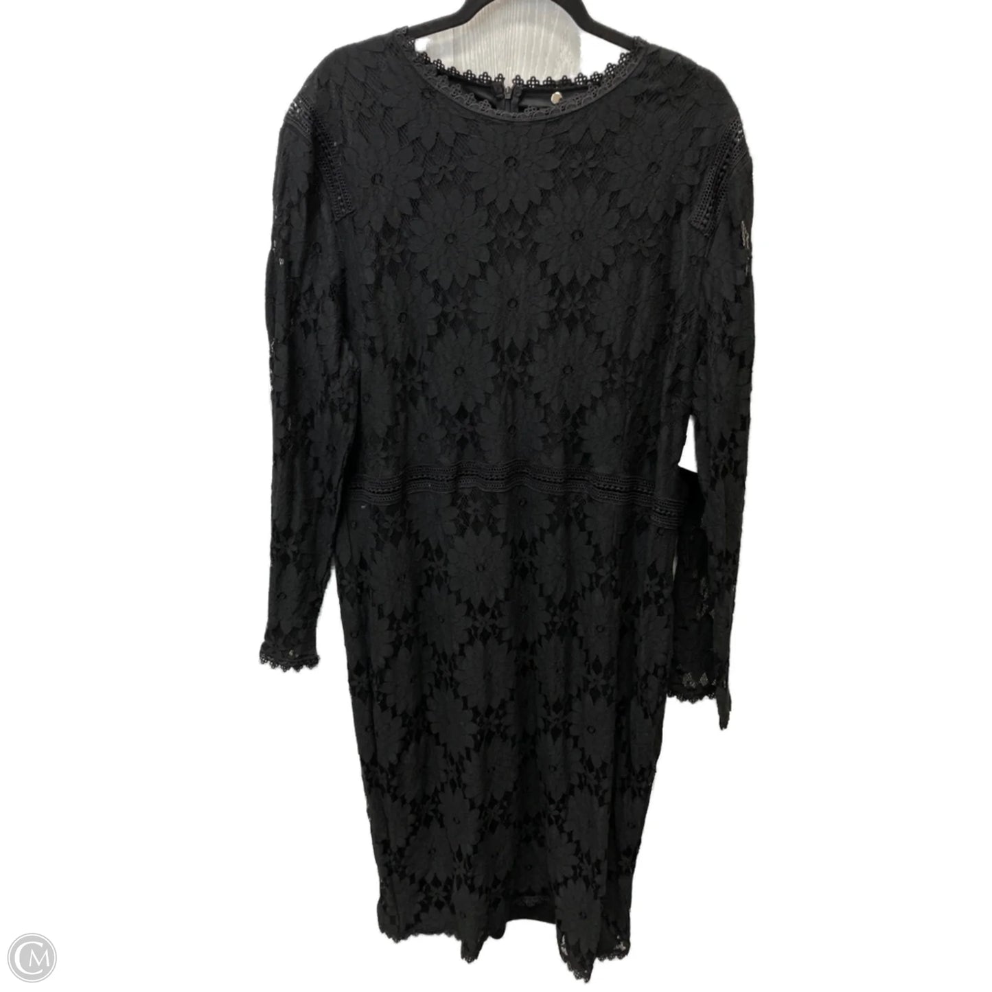 Dress Casual Midi By Boohoo Boutique In Black, Size: 3x
