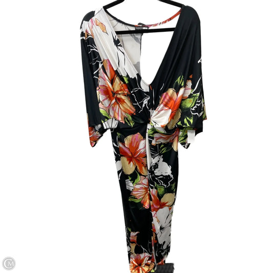 Dress Casual Maxi By Fashion Nova In Floral Print, Size: 2x