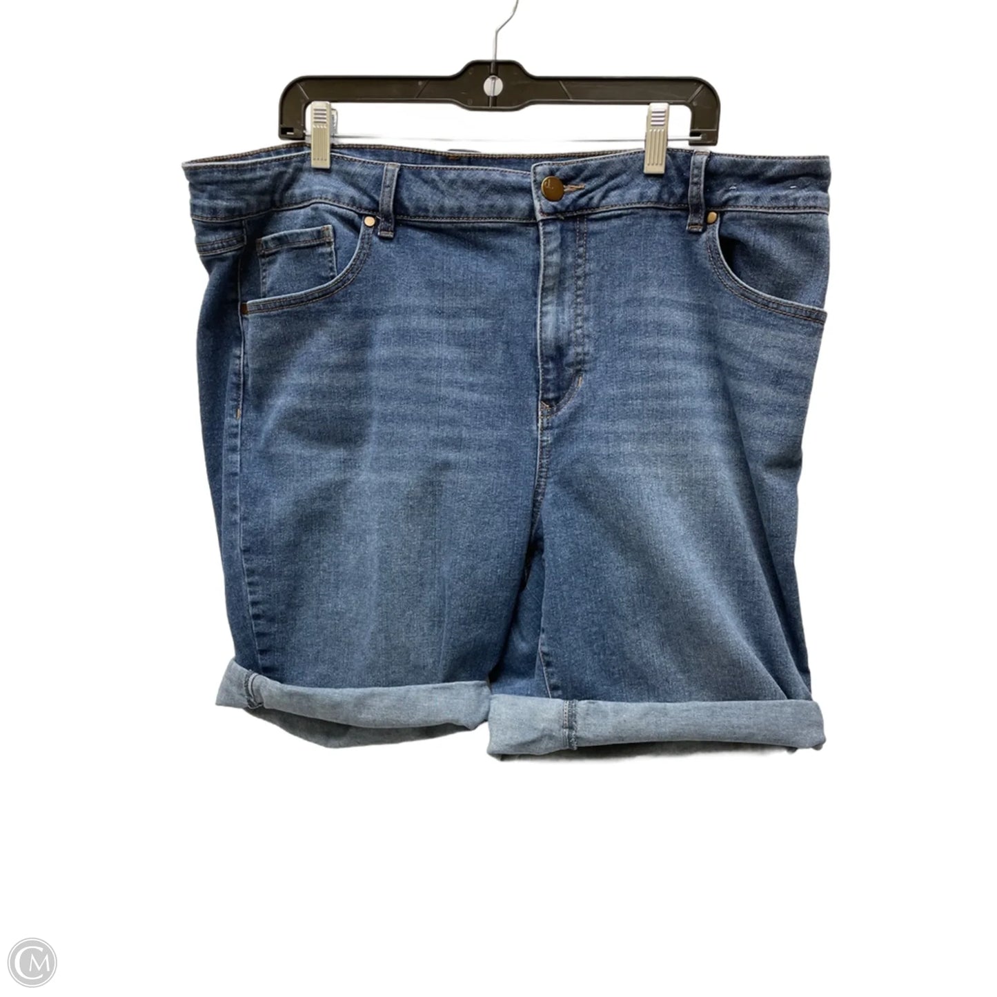 Shorts By Clothes Mentor In Blue Denim, Size: 22