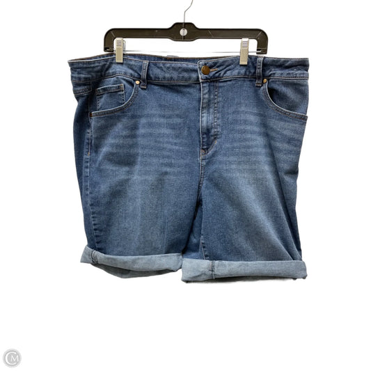 Shorts By Clothes Mentor In Blue Denim, Size: 22