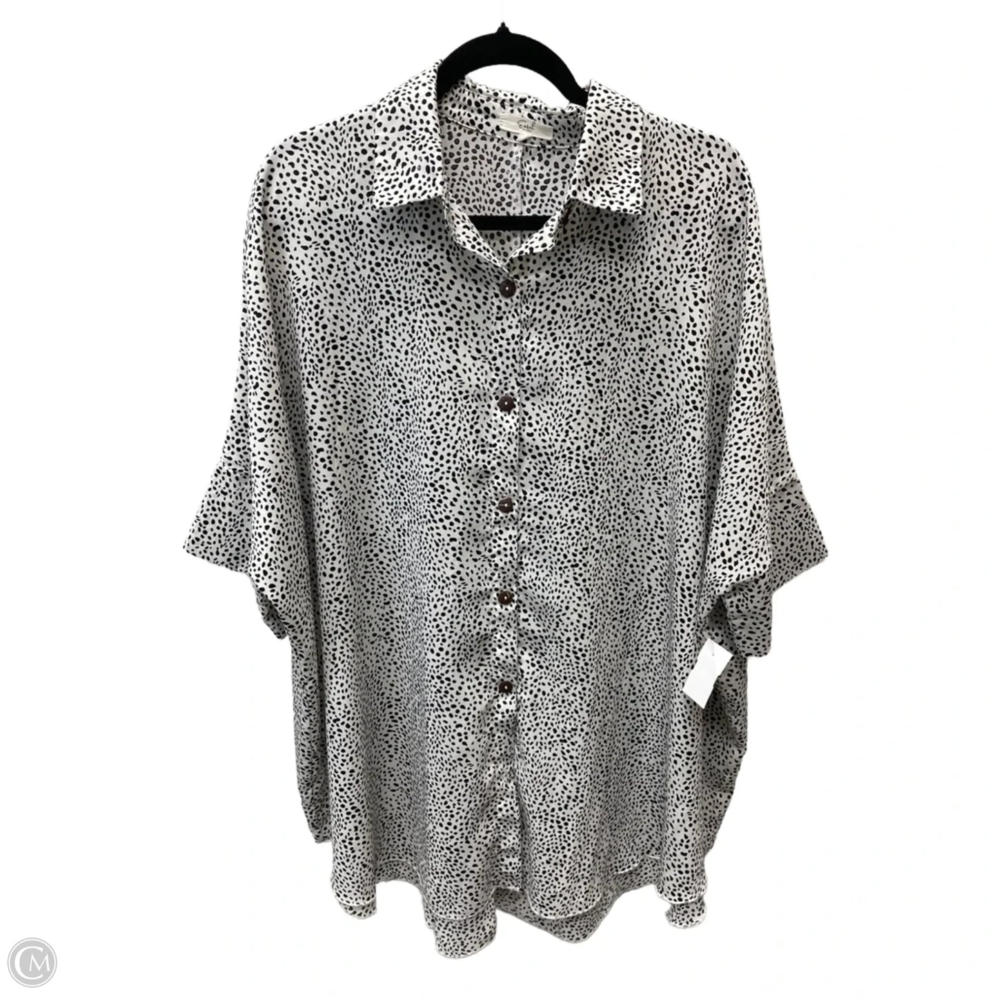 Dress Casual Short By Easel In Black & Tan, Size: M