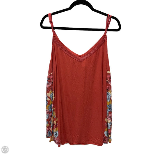 Top Sleeveless By Torrid In Floral Print, Size: 4x