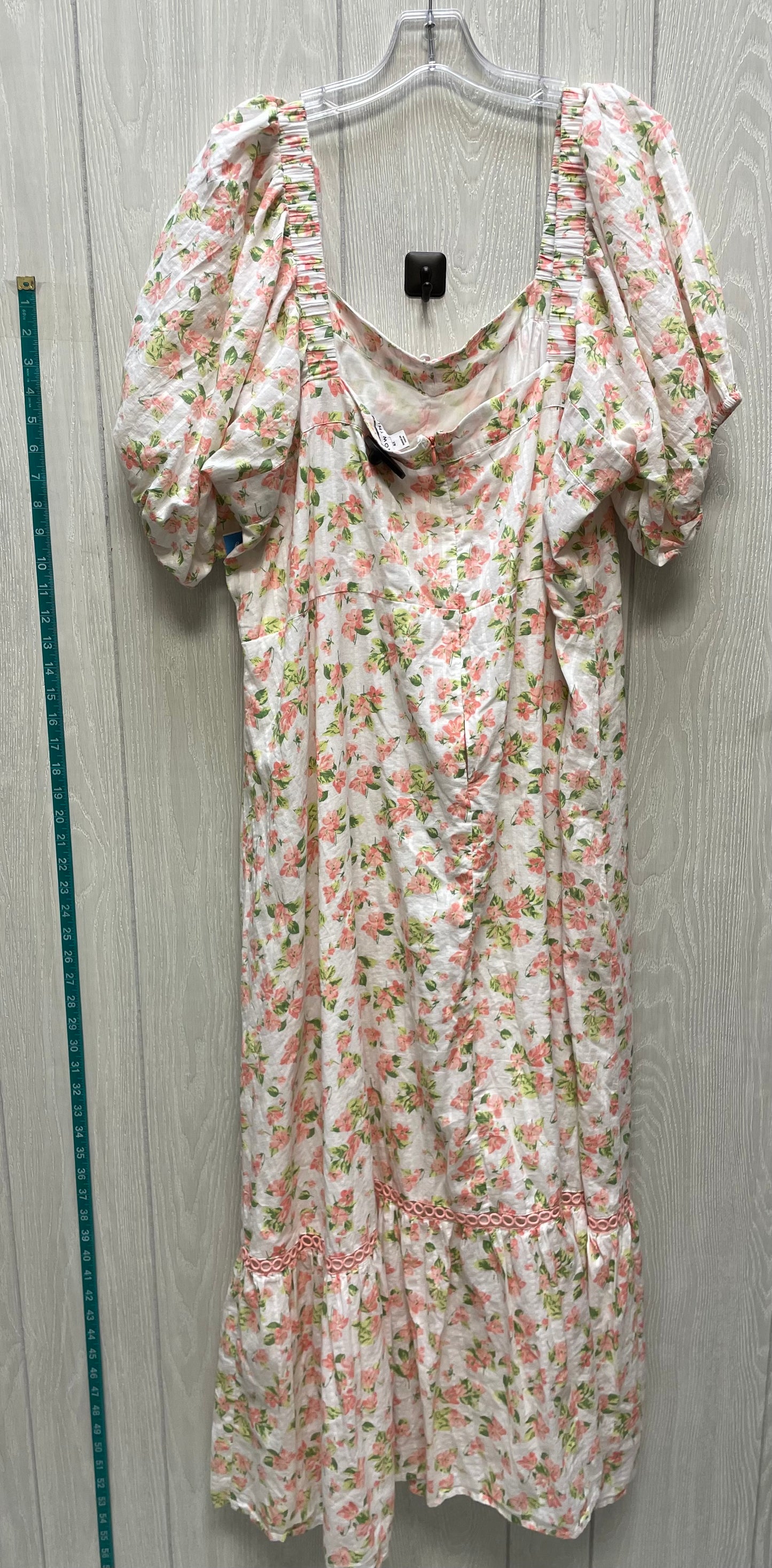 Dress Casual Maxi By Clothes Mentor In Floral Print, Size: 4x