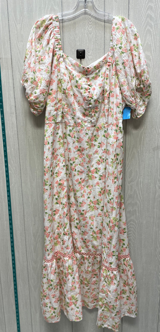 Dress Casual Maxi By Clothes Mentor In Floral Print, Size: 4x