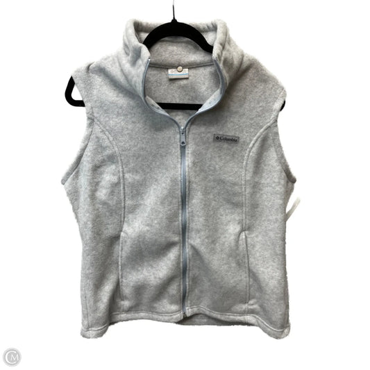 Vest Fleece By Columbia In Grey & White, Size: L
