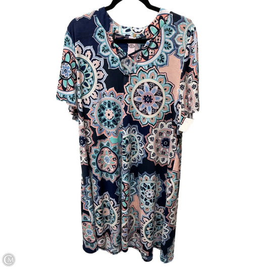 Dress Casual Short By pink coconut - In Multi-colored, Size: 3x