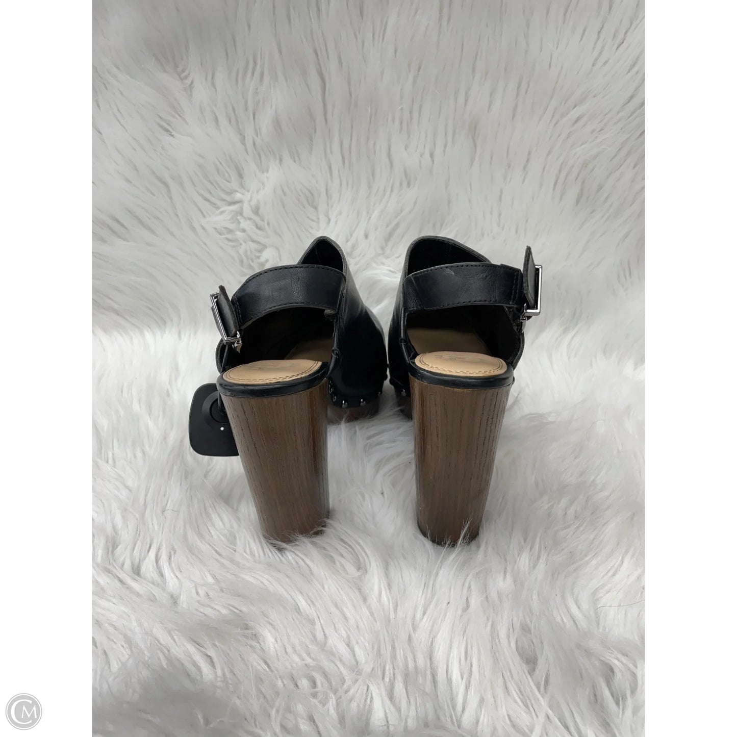 Shoes Heels Block By Gianni Bini In Black & Brown, Size: 8.5