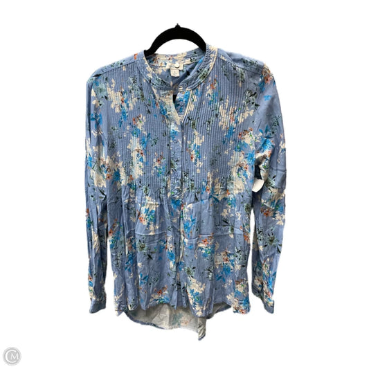 Top Long Sleeve By Sundance In Floral Print, Size: S