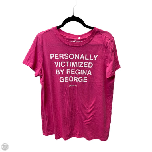 Top Short Sleeve Basic By Clothes Mentor In Pink, Size: Xs
