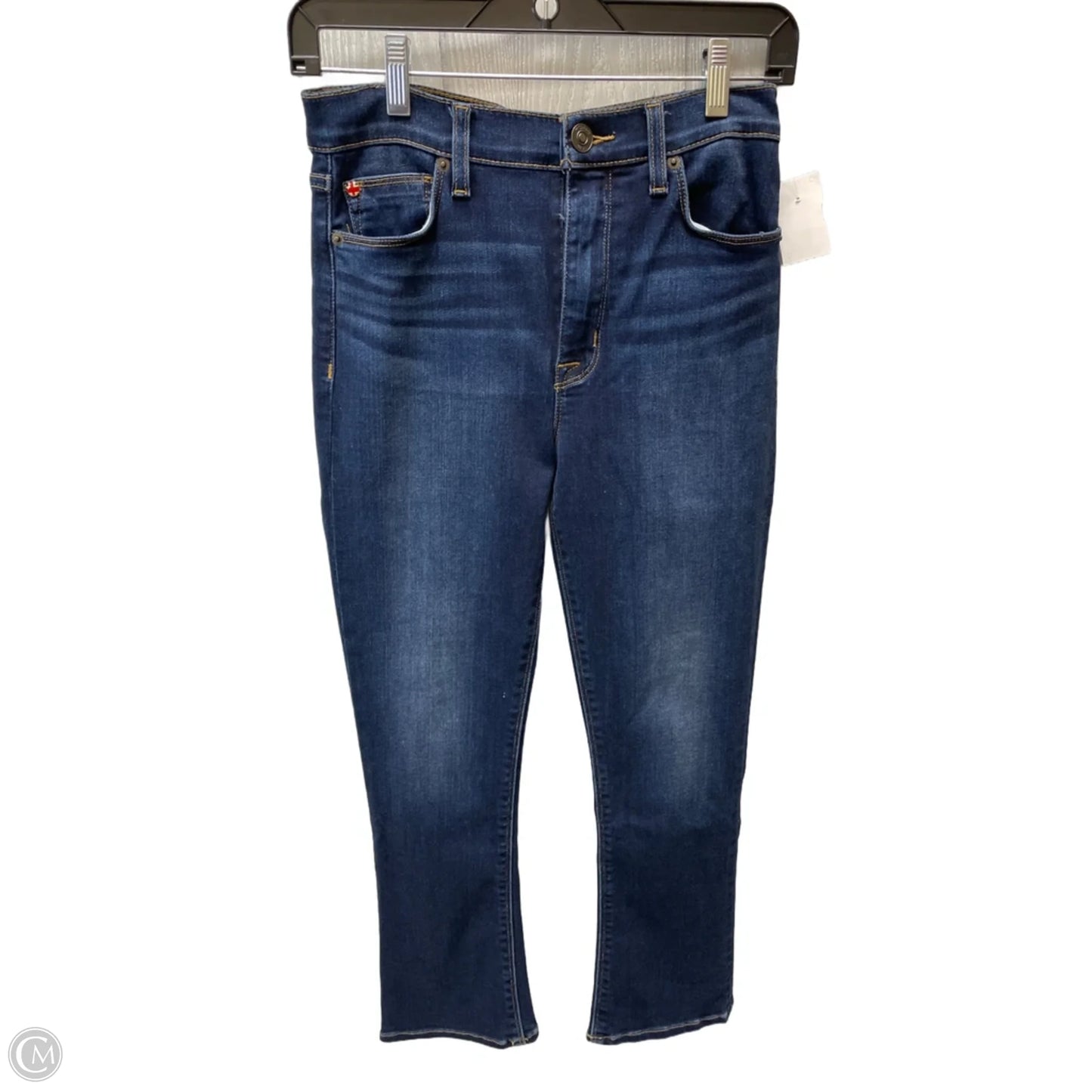 Jeans Flared By Hudson In Blue Denim, Size: 4