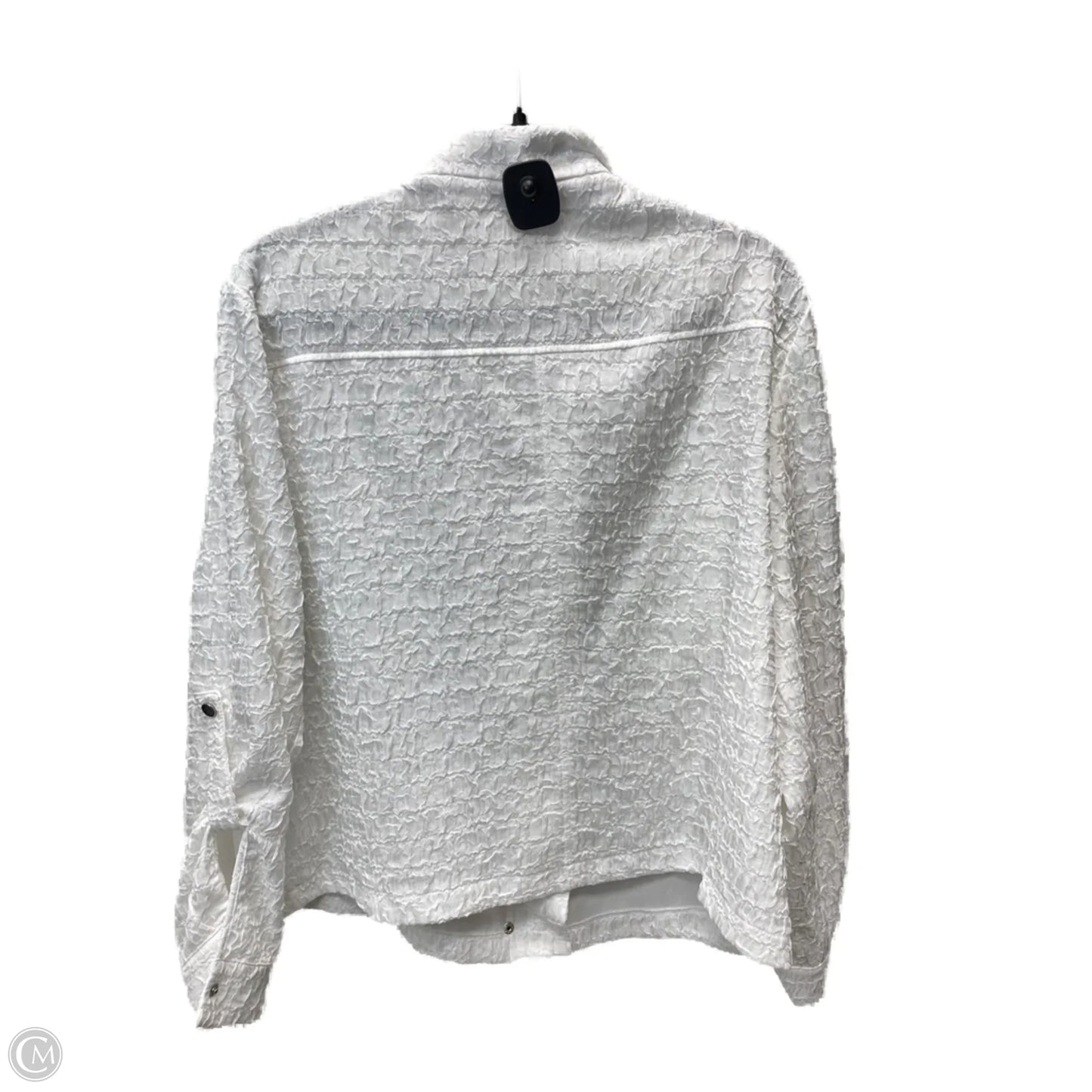 Jacket Shirt By Cmb In White, Size: L