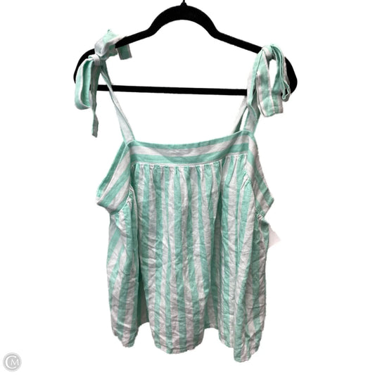 Top Sleeveless By Stoney Clover In Striped Pattern, Size: 1x