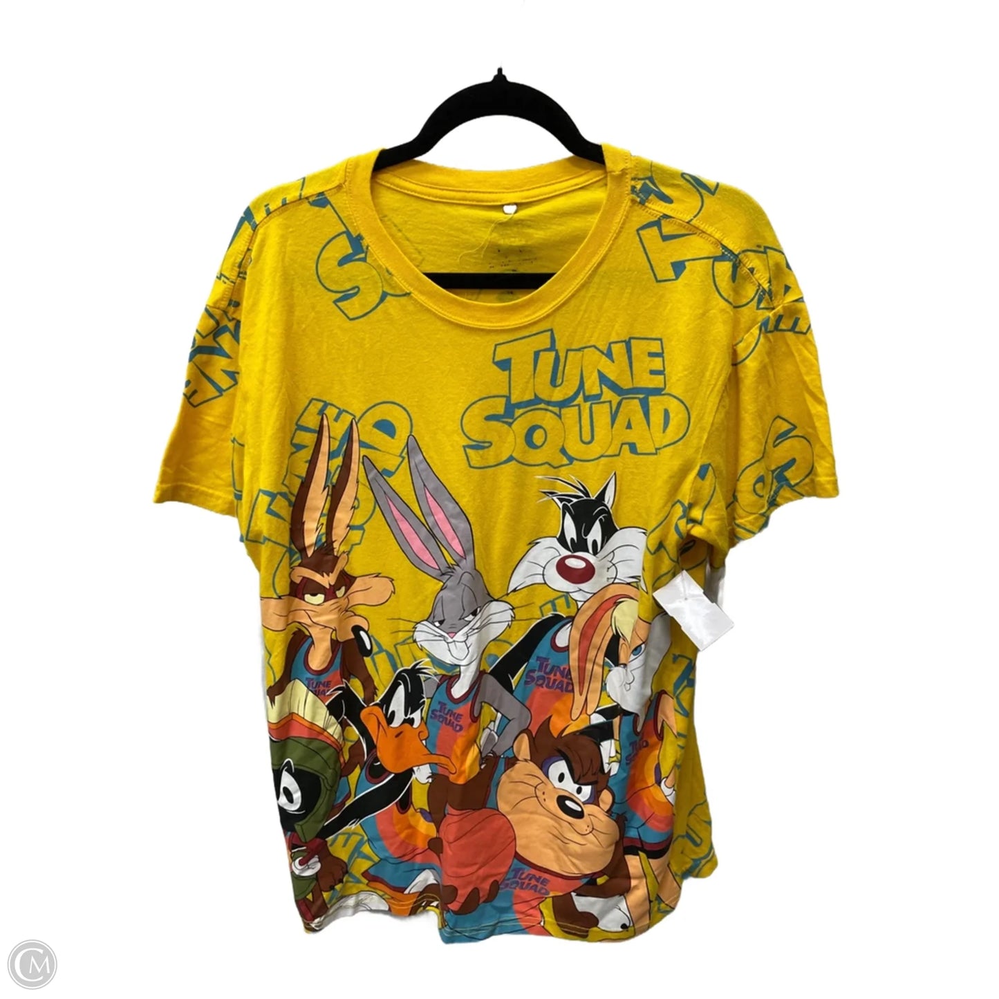 Top Short Sleeve By Clothes Mentor In Yellow, Size: Xl