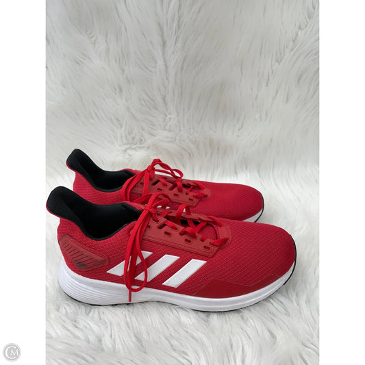 Shoes Athletic By Adidas In Red & White, Size: 6