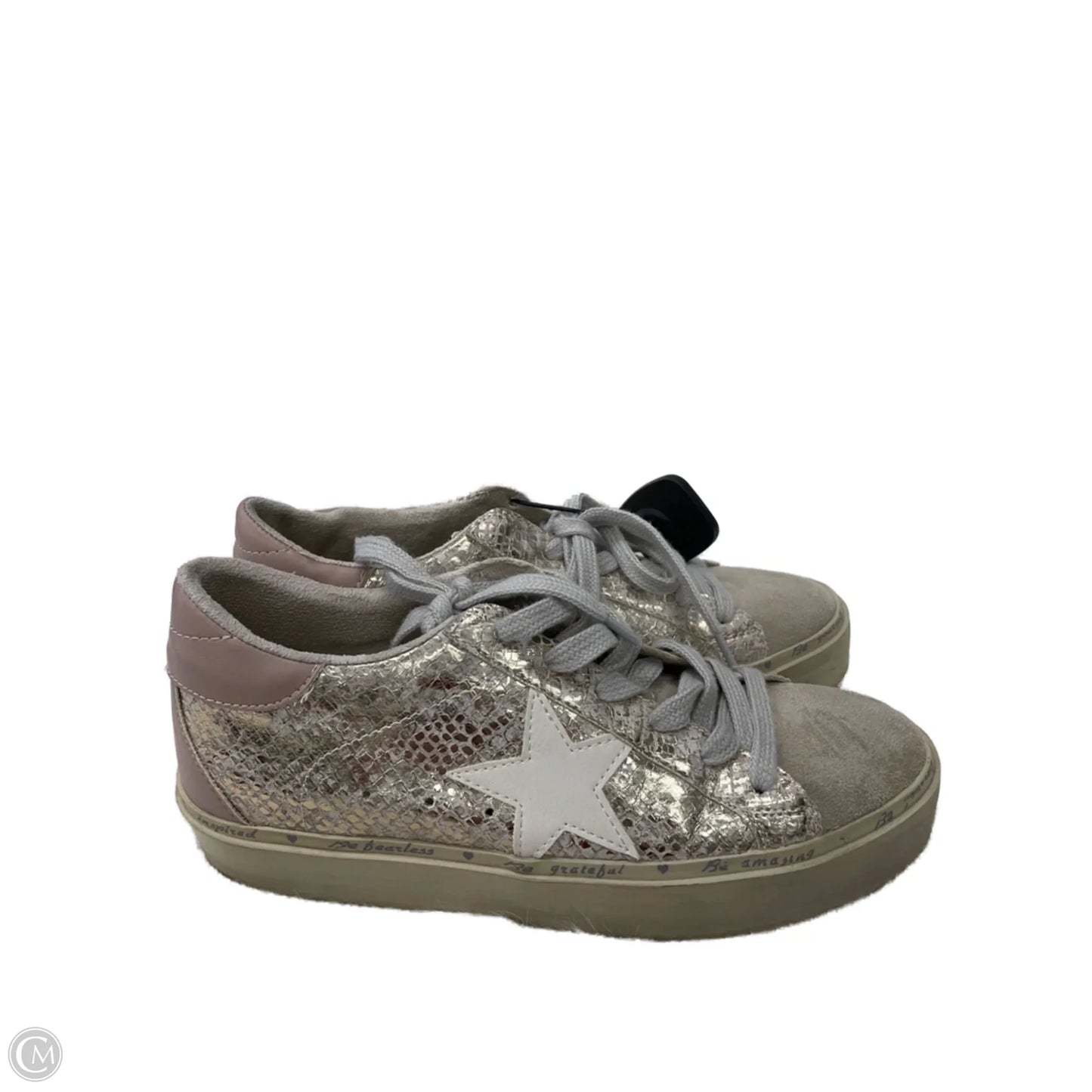 Shoes Sneakers By Shu Shop In Grey & Tan, Size: 8