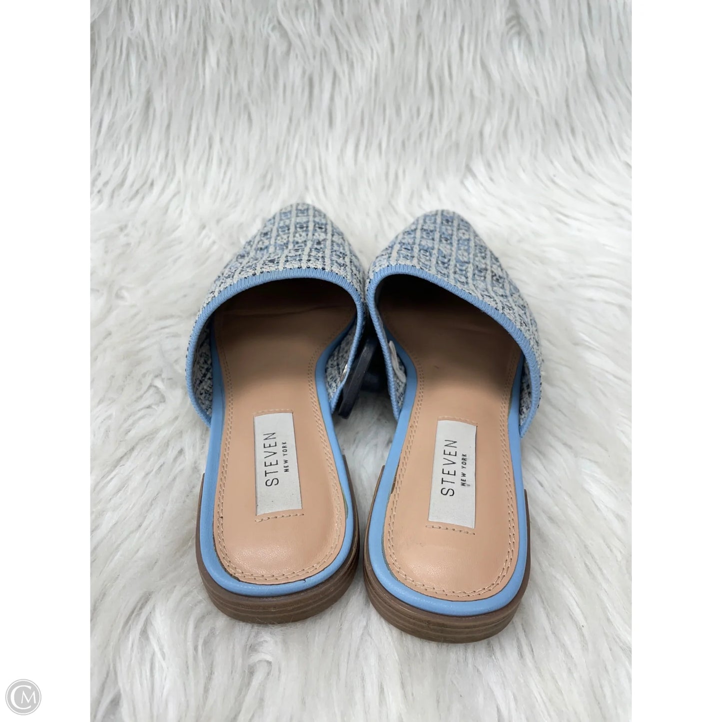 Shoes Flats By steven -  In Blue & Cream, Size: 6.5