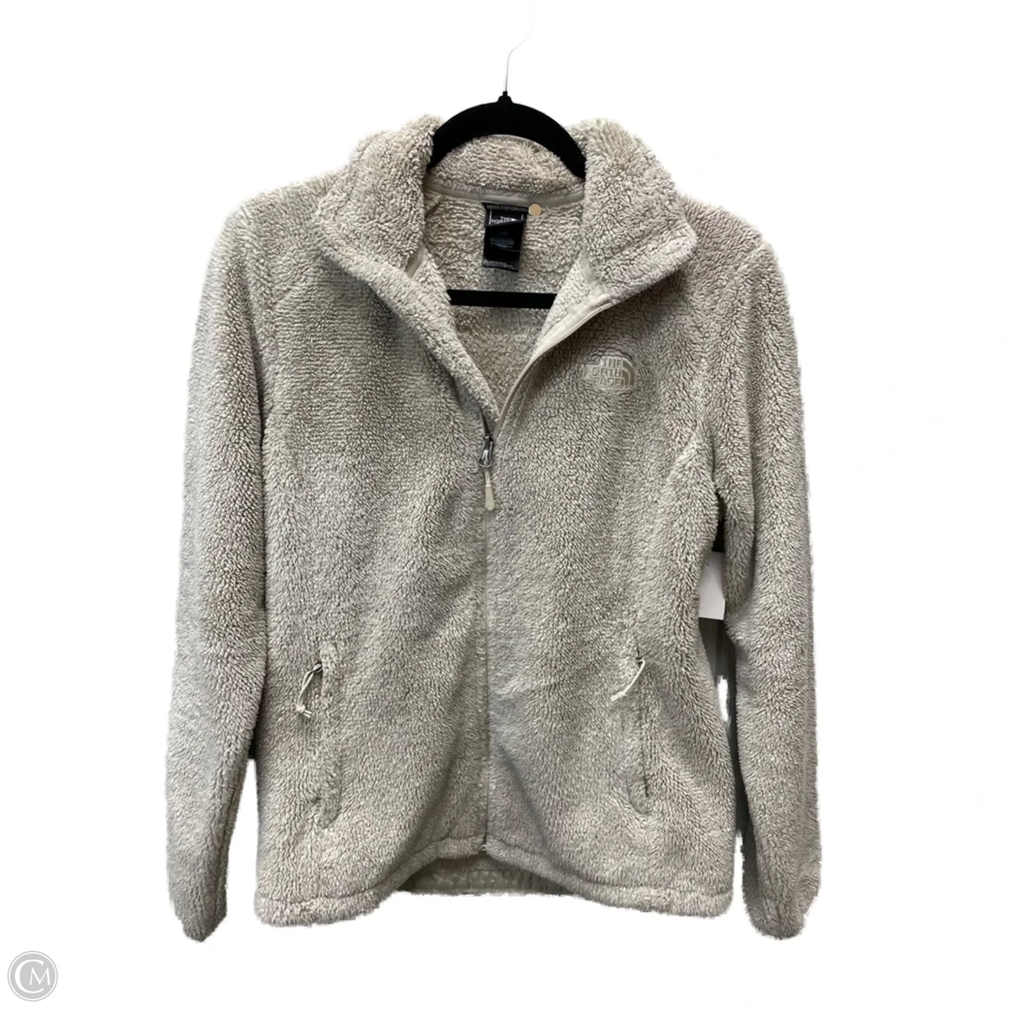 Jacket Faux Fur & Sherpa By The North Face In Green & White, Size: M