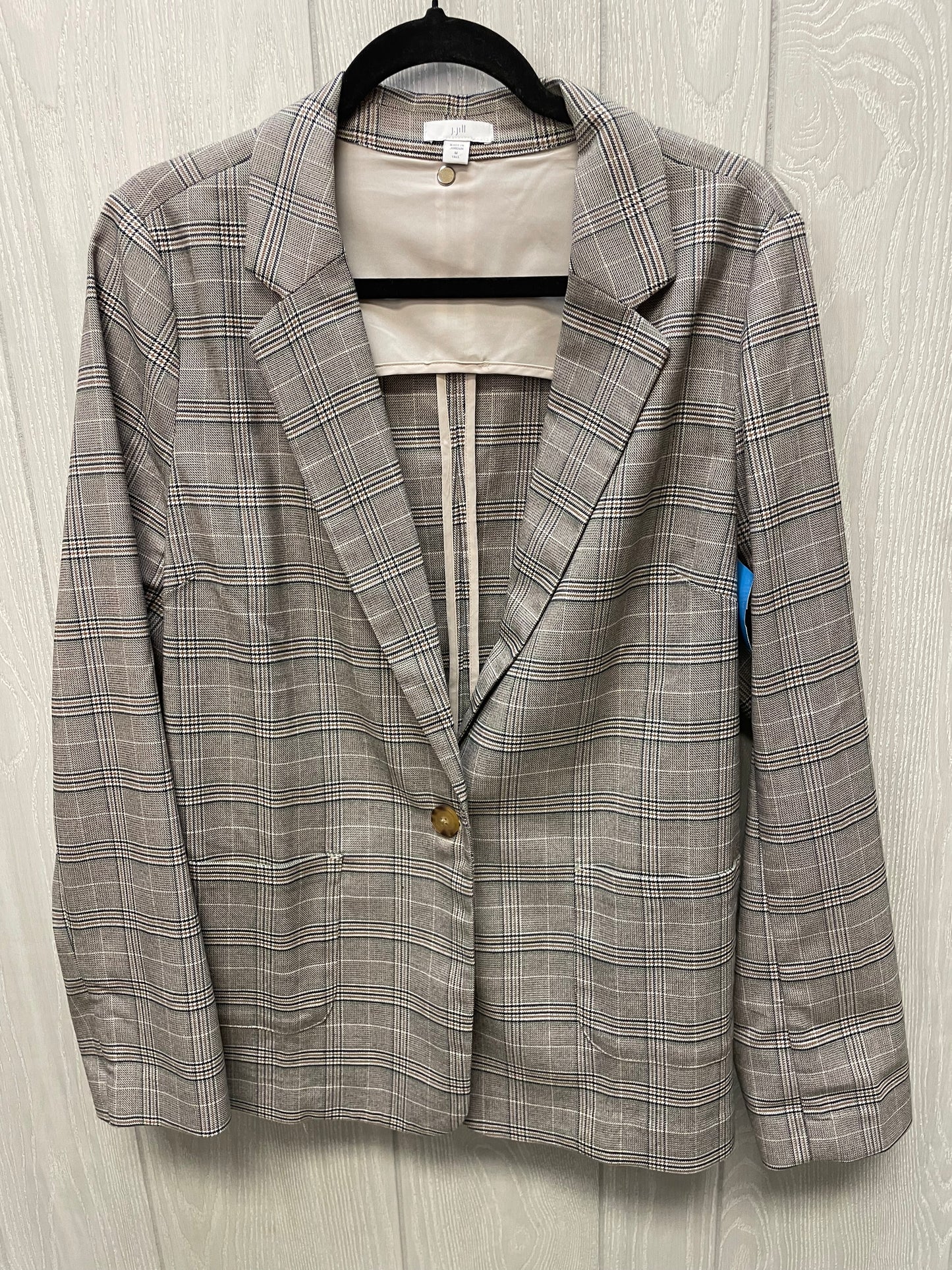 Blazer By J. Jill In Plaid Pattern, Size: M