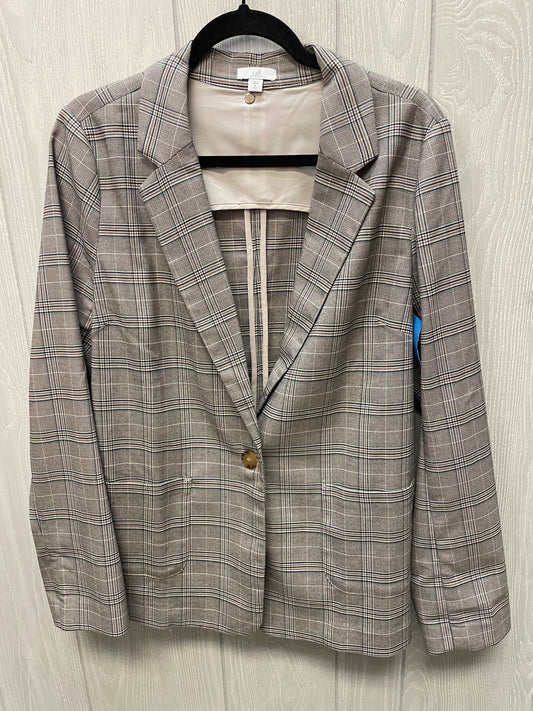 Blazer By J. Jill In Plaid Pattern, Size: M