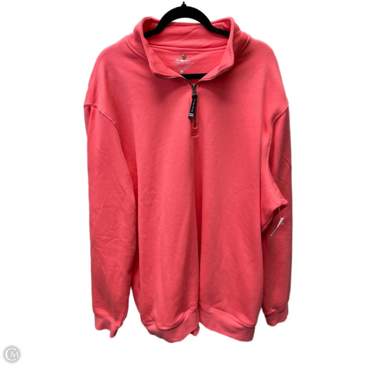Jacket Fleece By charles river APPAREL- In Pink, Size: 1x