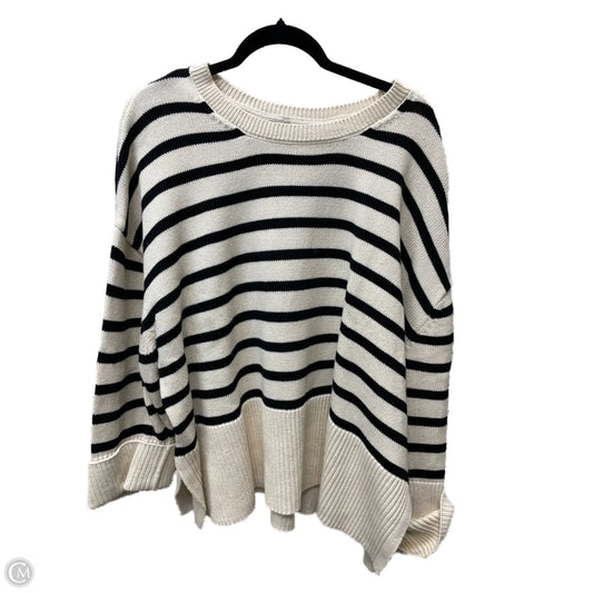 Sweater By Gap In Striped Pattern, Size: 1x