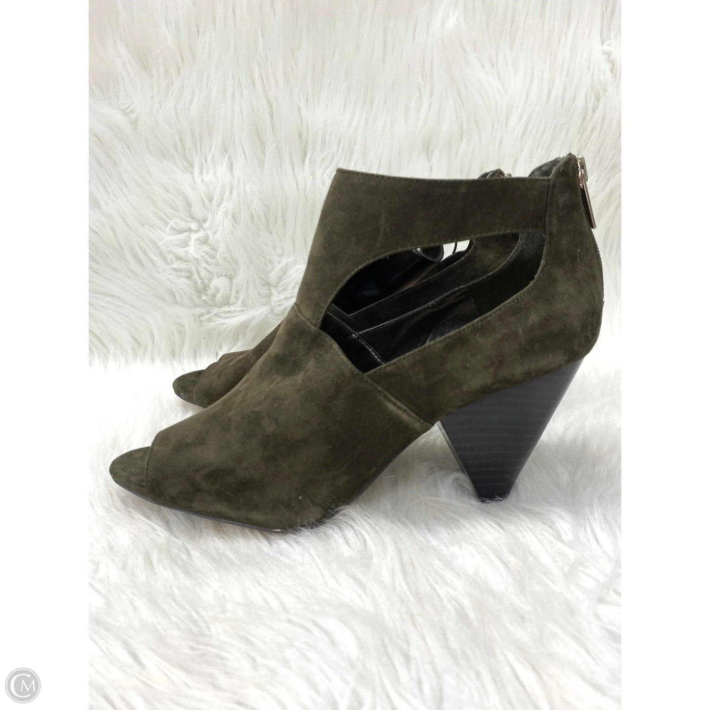 Boots Ankle Heels By Vince Camuto In Green, Size: 11