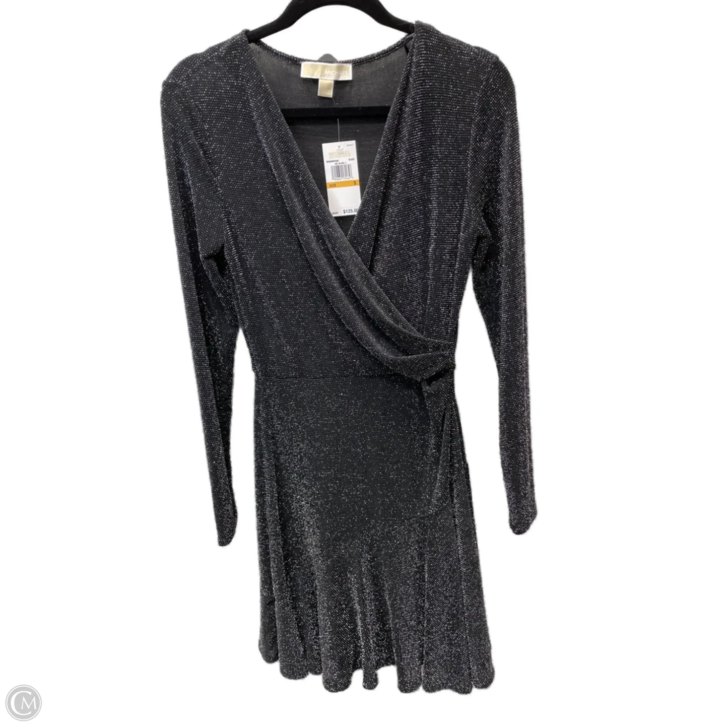 Dress Party Short By Michael By Michael Kors In Black & Silver, Size: S