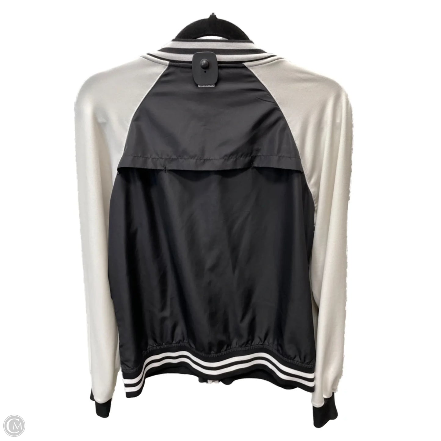 Athletic Jacket By Fila In Black & White, Size: M