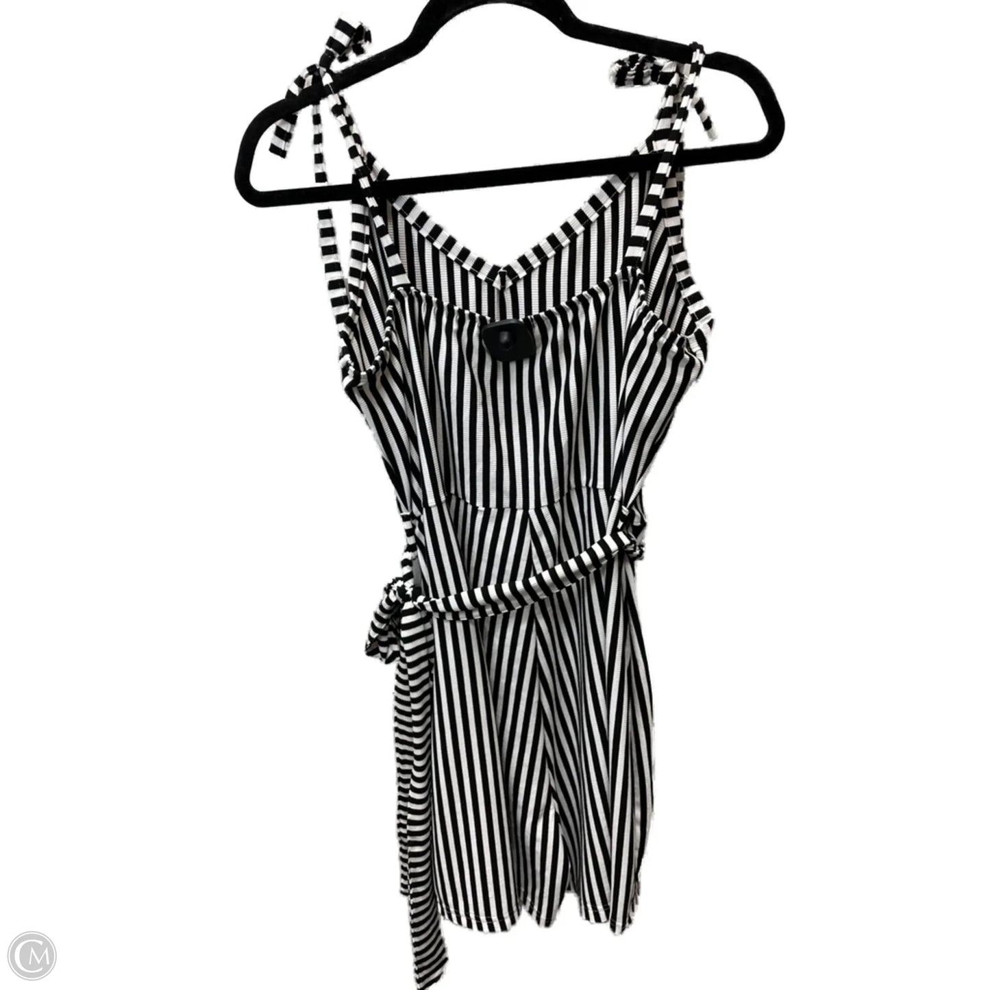 Romper By Fashion Nova In Striped Pattern, Size: 1x