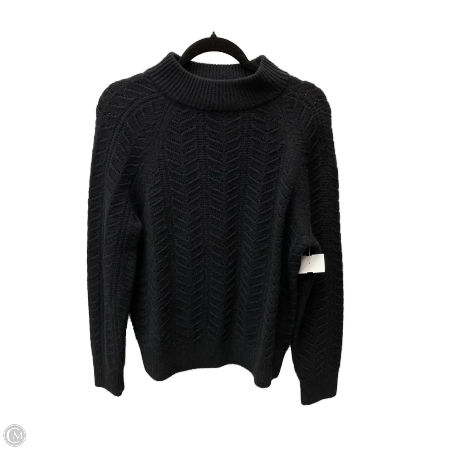 Sweater By Garnet Hill In Black, Size: M