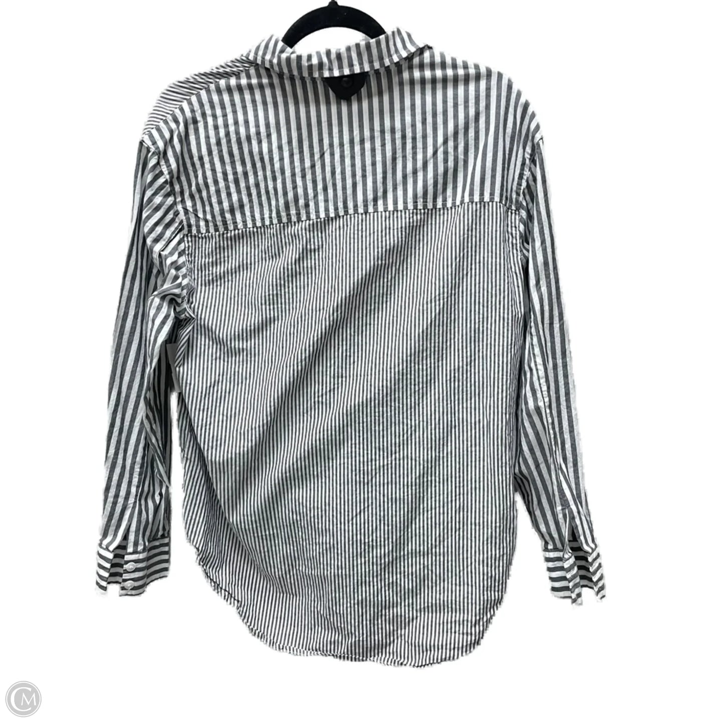 Top Long Sleeve By Pistola In Striped Pattern, Size: S
