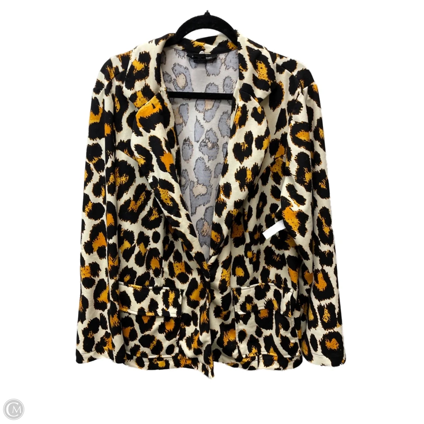 Blazer By Ashley Stewart In Black & Cream, Size: 3x