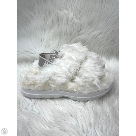 Sandals Designer By Ugg In Cream, Size: 7