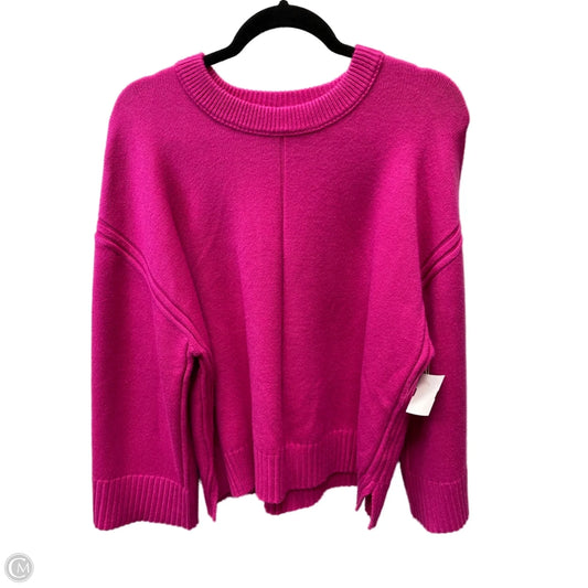Sweater By Dkny In Pink, Size: L
