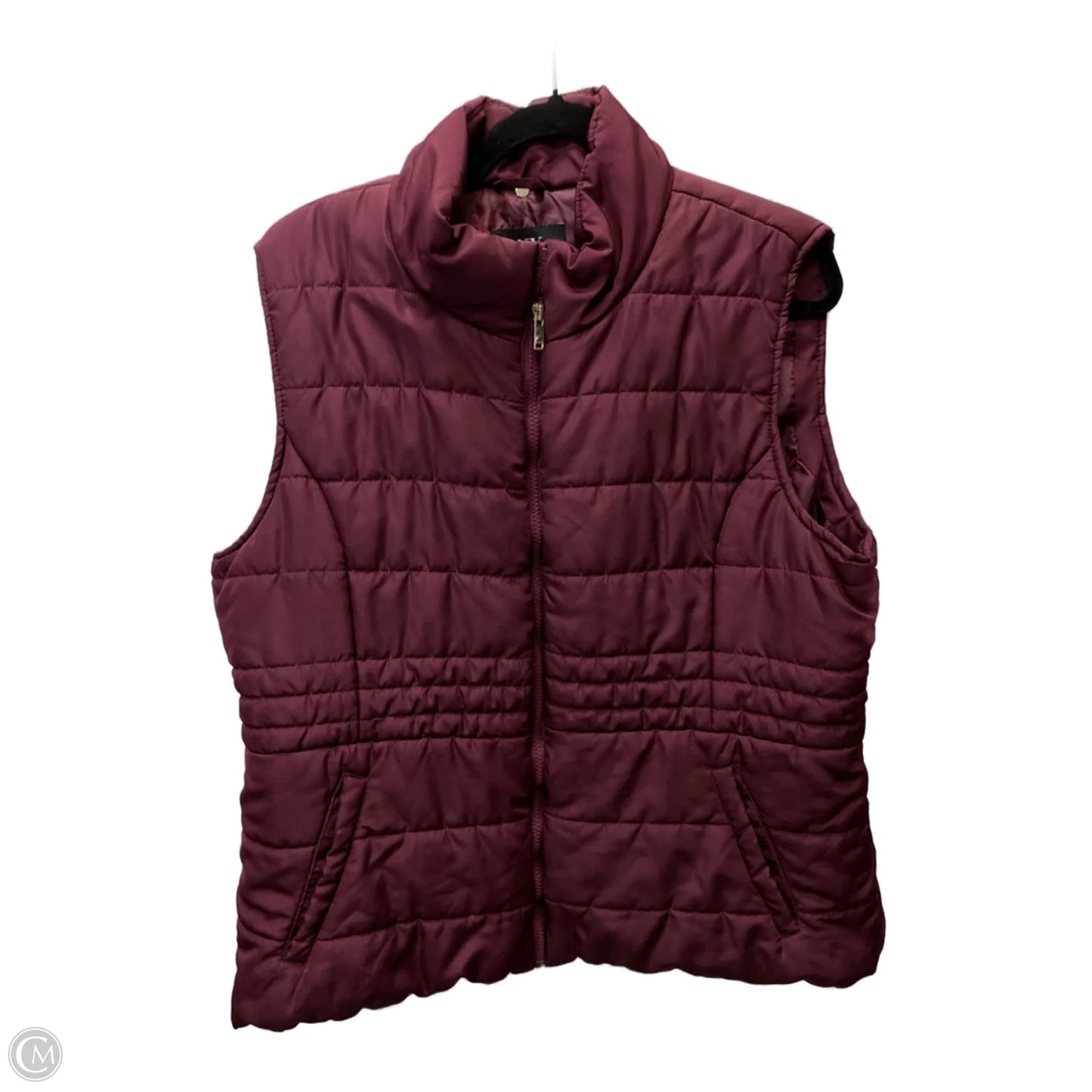 Vest Puffer & Quilted By New York And Co In Maroon, Size: 1x