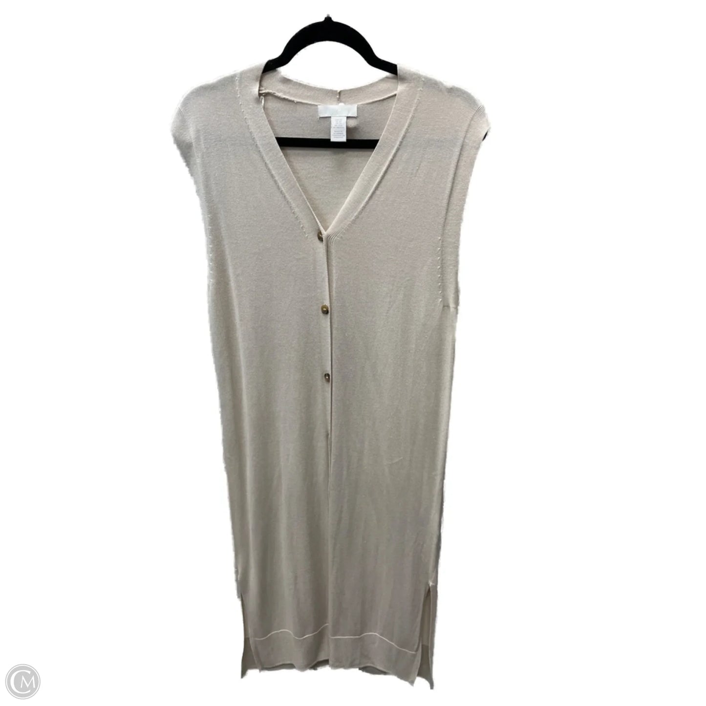 Dress Casual Short By H&m In Cream, Size: Xs