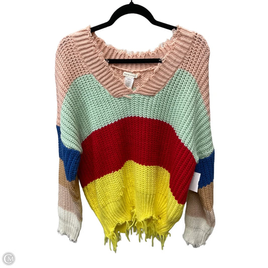 Sweater By Main Strip In Multi-colored, Size: M