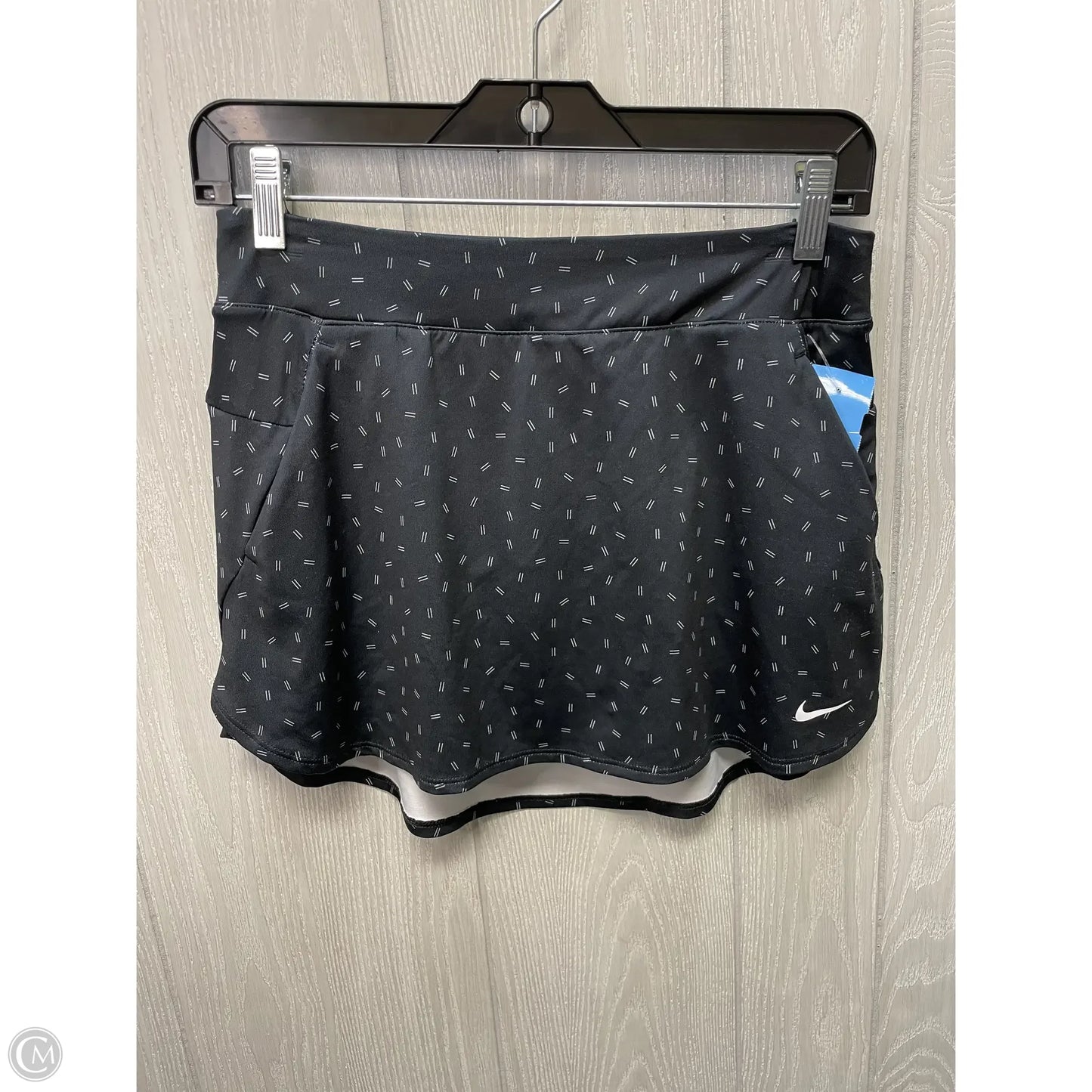 Athletic Skort By Nike Apparel In Black, Size: M