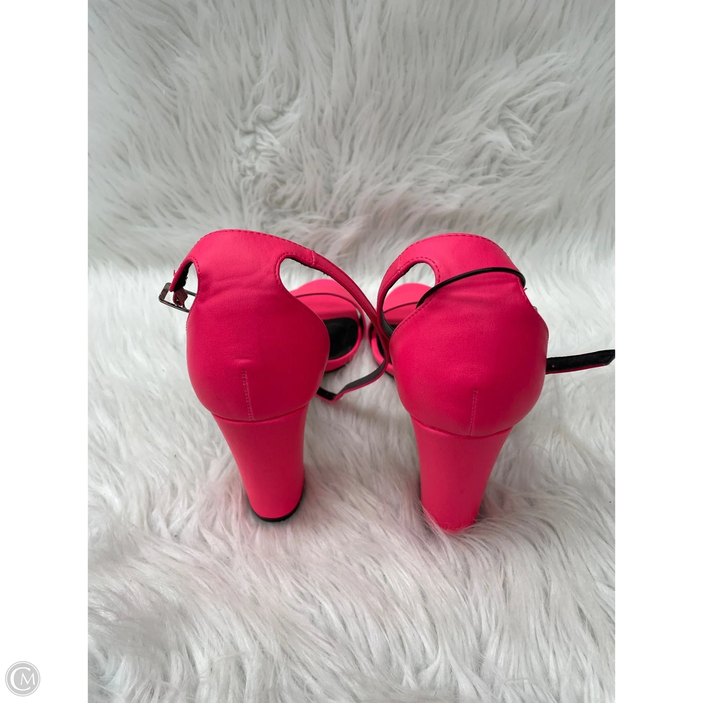 Sandals Heels Block By Madden Girl In Pink, Size: 10