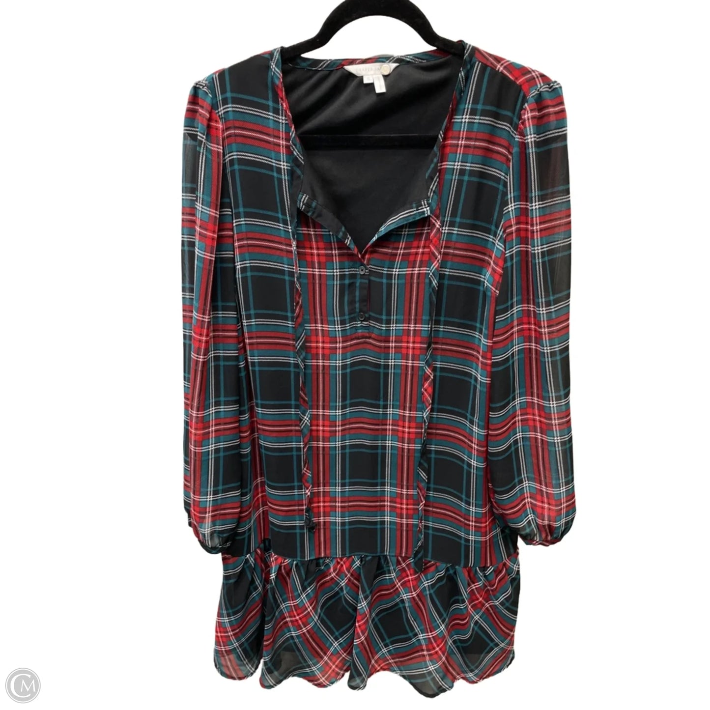 Dress Casual Short By Draper James In Plaid Pattern, Size: S