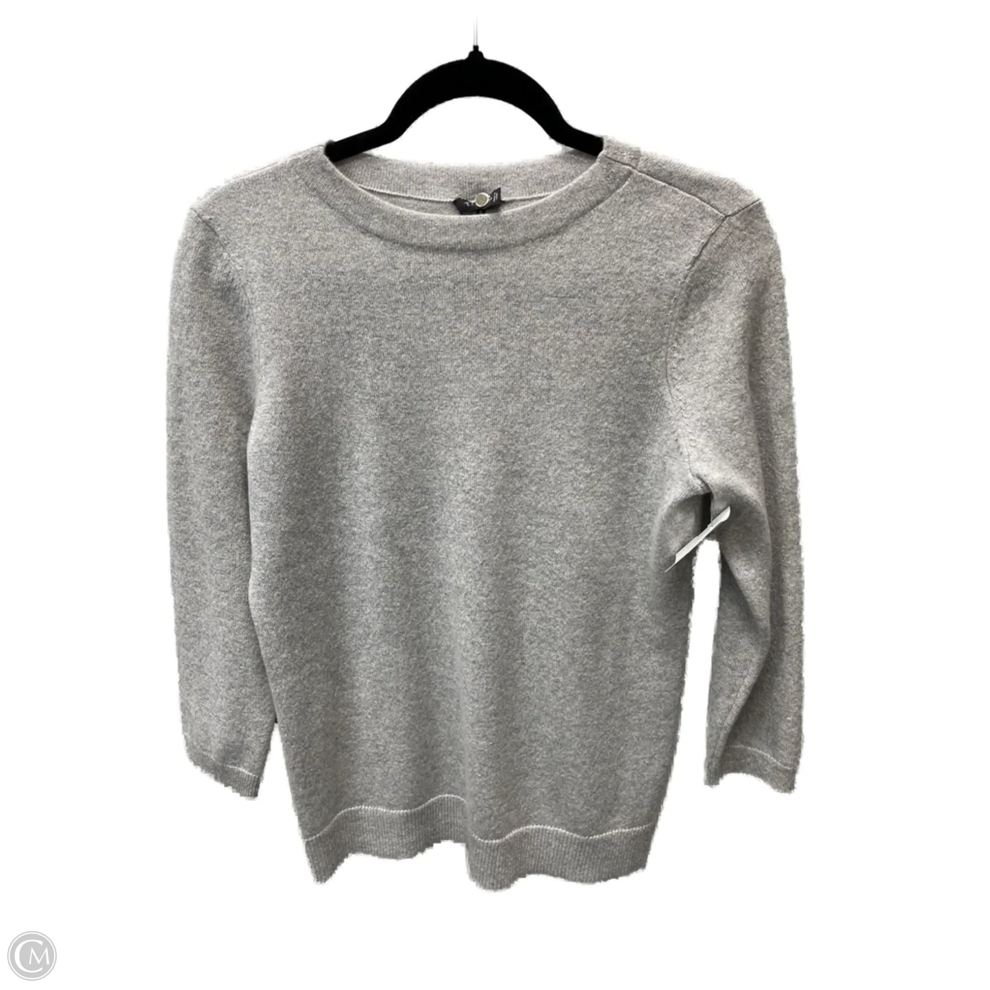 Sweater By Talbots In Grey & Silver, Size: S