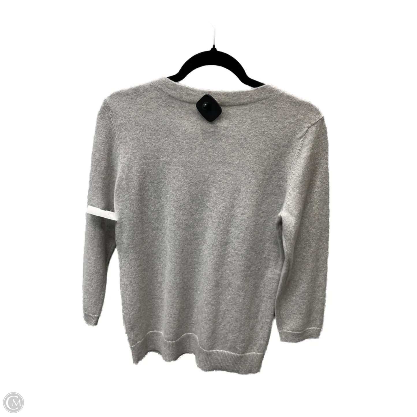 Sweater By Talbots In Grey & Silver, Size: S