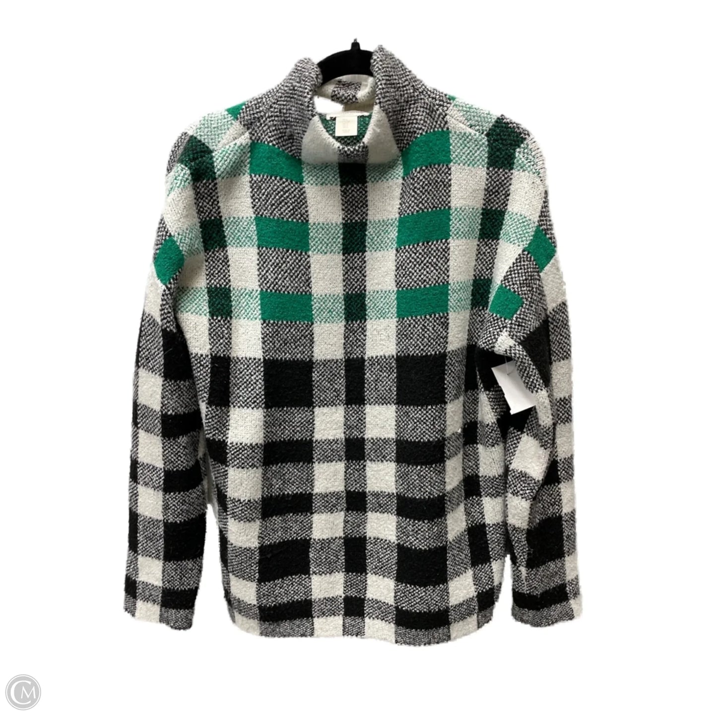 Sweater By Christian Siriano In Green & White, Size: S