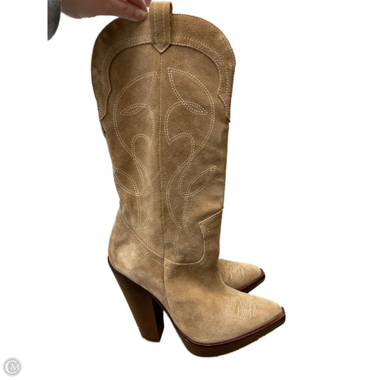 Boots Western By Schutz In Tan, Size: 10