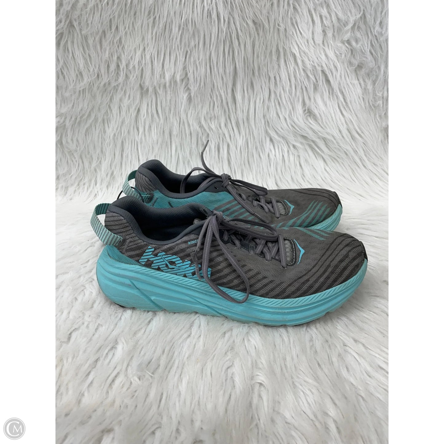 Shoes Athletic By Hoka In Teal, Size: 8.5