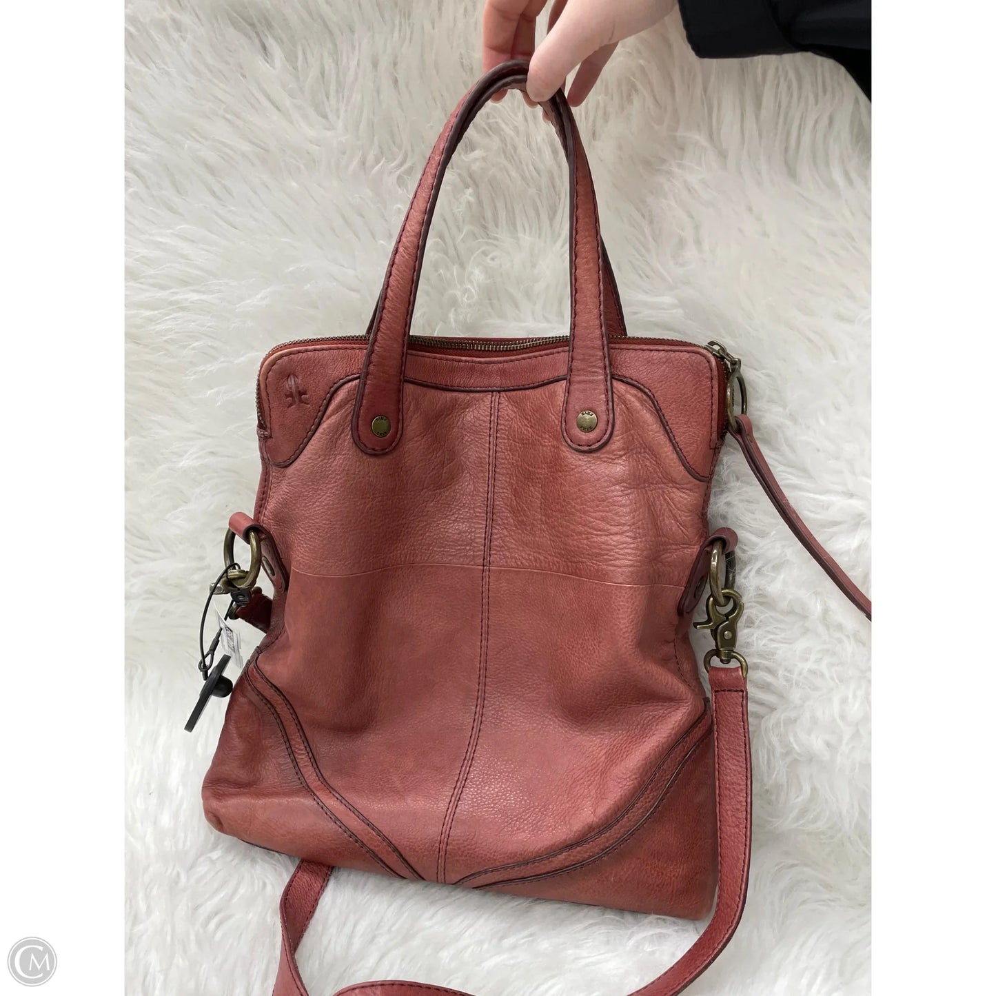 Handbag Designer By Frye, Size: Medium