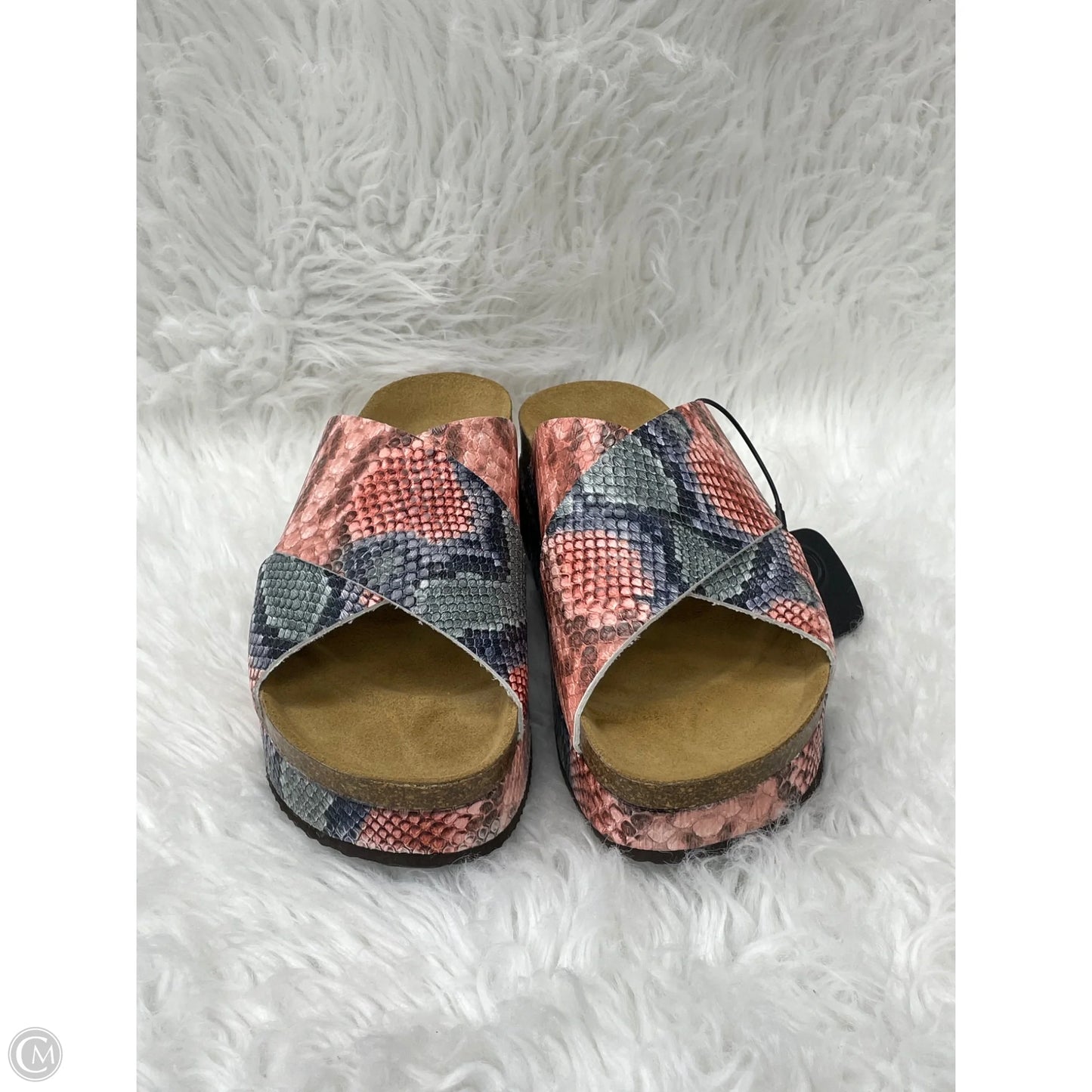 Sandals Heels Platform By Free People In Multi-colored, Size: 8